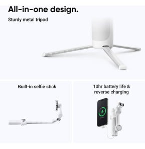 Stabilisateur Smartphone Insta360 Flow 2 Standard Bundle Blanc (Summit White)
