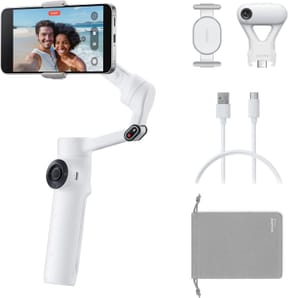 Stabilisateur Insta360 Flow 2 AI Tracker Bundle Blanc (Summit White)