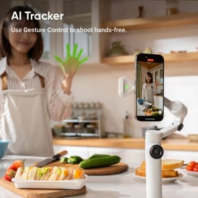 Stabilisateur Insta360 Flow 2 AI Tracker Bundle Gris (Stone Gray) — image 5