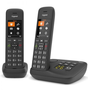 Duo de téléphones sans fil DECT Gigaset C575A avec écrans couleur et répondeur intégré (4250366861715)