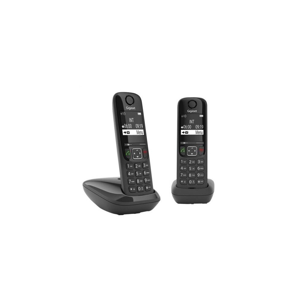 Pack de deux téléphones sans fil DECT Gigaset AS690 Duo (4250366854649)