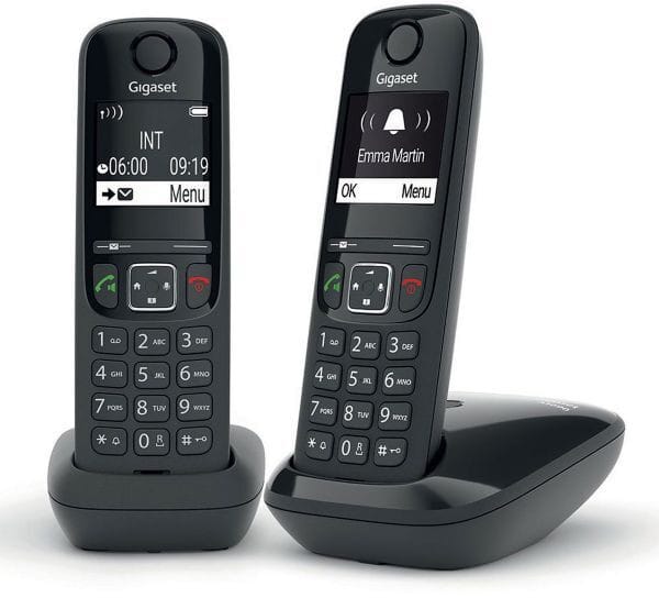 Pack de deux téléphones sans fil DECT Gigaset AS690 Duo (4250366854649) — image 2