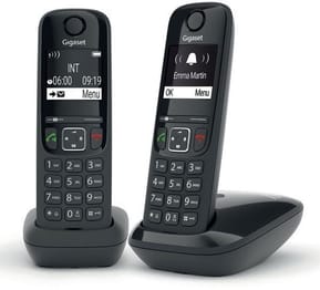 Pack de deux téléphones sans fil DECT Gigaset AS690 Duo (4250366854649) — image 2
