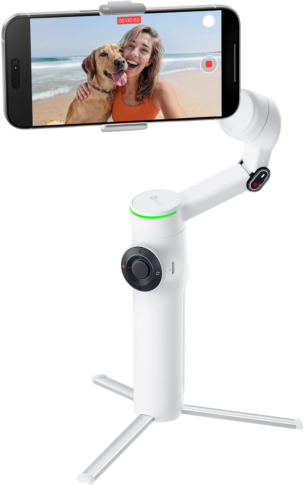 Stabilisateur Smartphone Insta360 Flow 2 Pro Creator Bundle Blanc (Summit White) — image 2