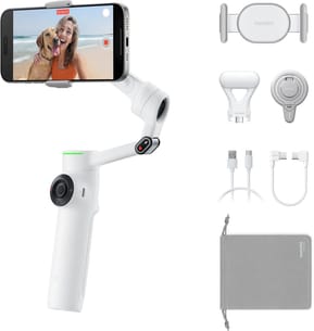 Stabilisateur Smartphone Insta360 Flow 2 Pro Creator Bundle Blanc (Summit White)