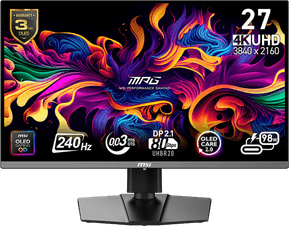 Écran Gaming 27" 4K UltraHD MSI MPG 272URX QD-OLED (9S6-3CD79A-054)