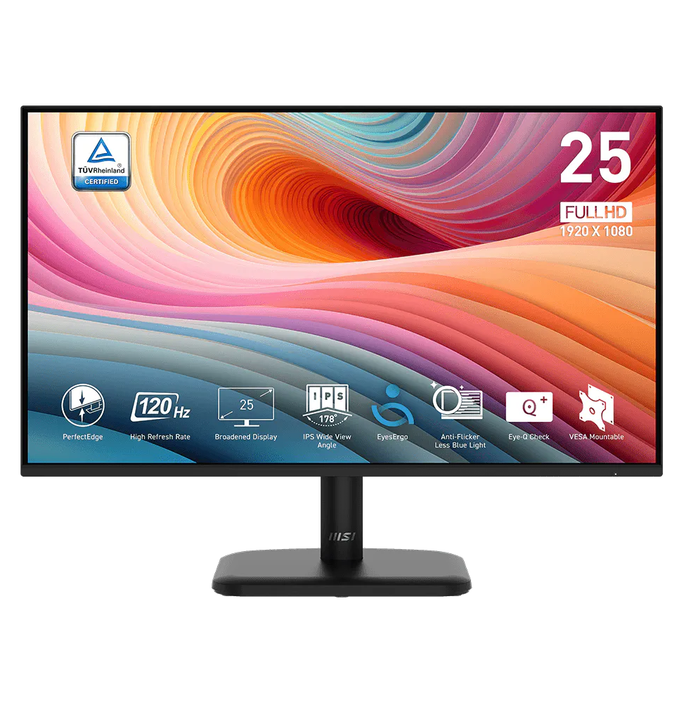 Écran 25" Full HD MSI Pro MP251L E2 (9S6-3PD2CM-033)