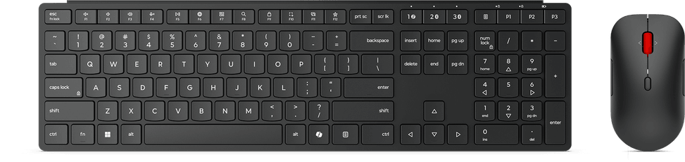 Combiné Lenovo 6000 Clavier et Souris sans fil Multi-ModePro - Français (4X31S04821) — image 2