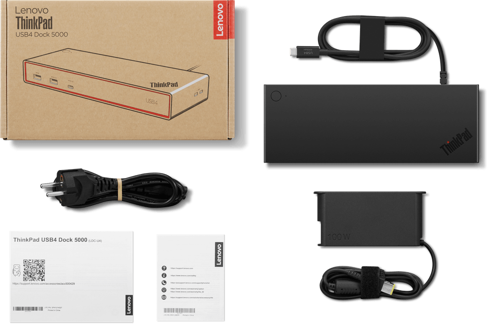 Station d'accueil Lenovo ThinkPad USB4 Dock 5000 (40BF0100EU) — image 15
