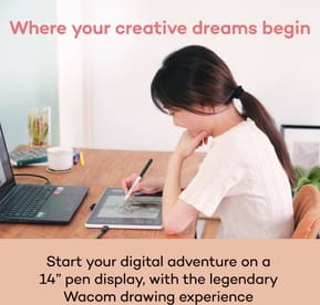 Tablette graphique Wacom One 14 avec écran Full HD 14" et stylet Wacom One Pen (DTC141W0) — image 5