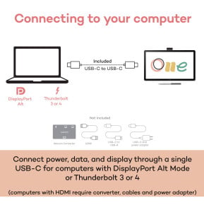 Tablette graphique Wacom One 14 avec écran Full HD 14" et stylet Wacom One Pen (DTC141W0)