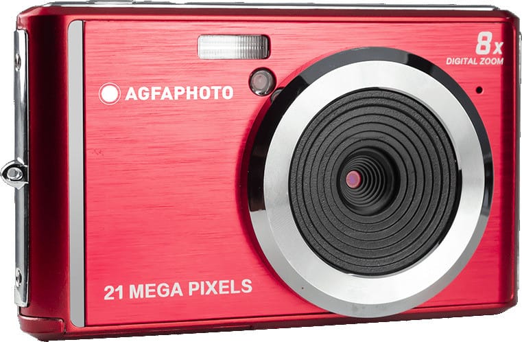 كاميرا رقمية Agfaphoto DC5200 - 21MP | فيديو HD أحمر — صورة 2