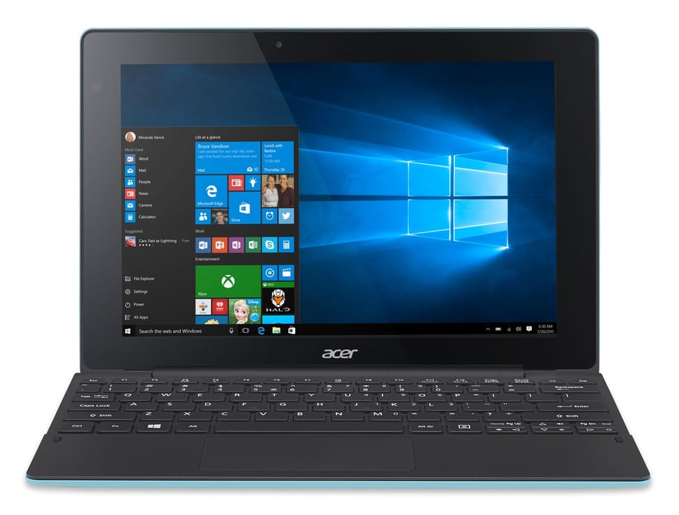 PC convertible Aspire Switch 10 SW3-013-16NR - Bleu Océan (NT.G0NEM.007)