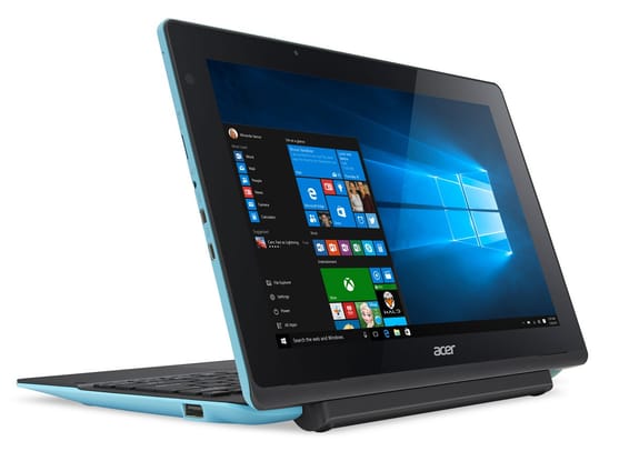 PC convertible Aspire Switch 10 SW3-013-16NR - Bleu Océan (NT.G0NEM.007)