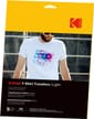 Kodak Papier Transfert Textiles Clair T-Shirt - Pack 5 feuille (850033510560)