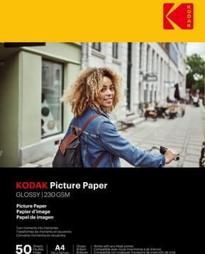 Kodak Papier Photo Brillant Pack 50 feuilles 230g (926798912670)