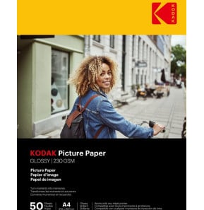 Kodak Papier Photo Brillant Pack 50 feuilles...