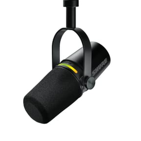 Shure MV7+ — Microphone broadcast dynamique USB-C et XLR avec DSP