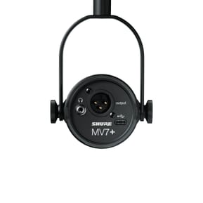 Shure MV7+ — Microphone broadcast dynamique USB-C et XLR avec DSP — image 3
