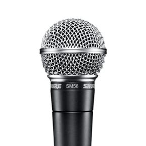 Shure SM58-LCE — Microphone vocal dynamique cardioïde XLR de référence