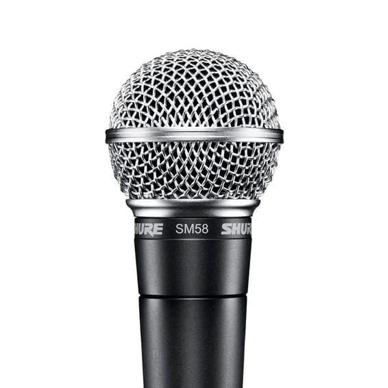 Shure SM58-LCE — Microphone vocal dynamique cardioïde XLR de référence