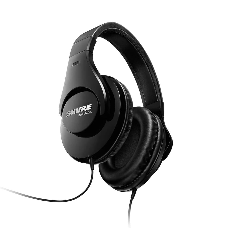 سماعة رأس استوديو مغلقة للمراقبة من الفئة الأساسية Shure SRH240A — صورة 1