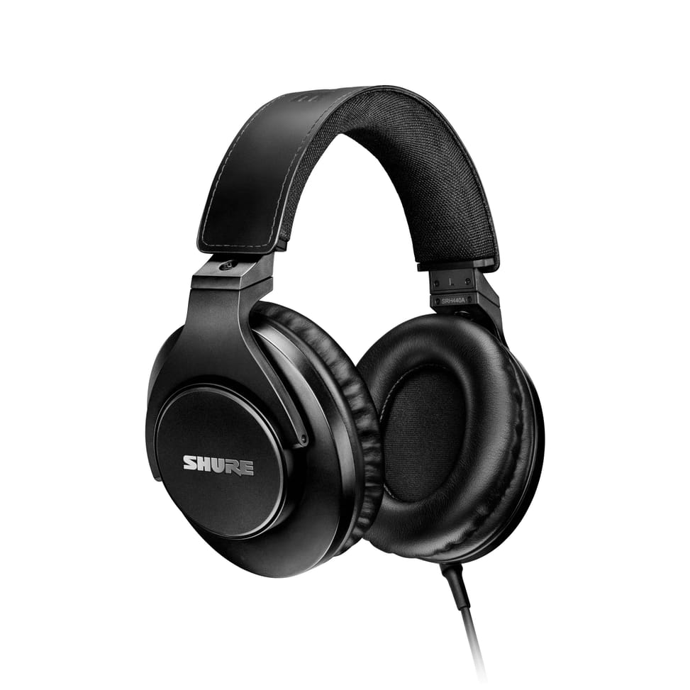 Shure SRH440A — Professional Closed-Back Studio Monitoring Headphones — image 1