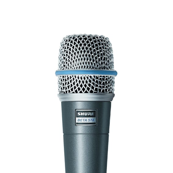 Shure BETA 57A — Microphone instrument dynamique supercardioïde pour scène
