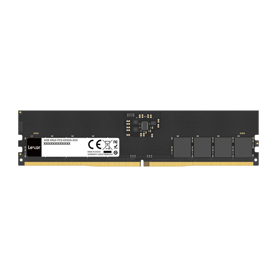 ذاكرة RAM Lexar U-DIMM 16 GB DDR5 5600 MHz - حاسوب مكتبي (LD5U16G56C46ST-BGS) — صورة 2
