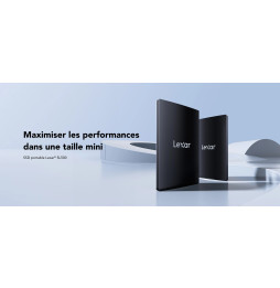SSD externe portable Lexar SL500 1 To USB 3.2 Gen2x2 (LSL500X001T-RNBNG)