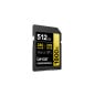 Carte SD Lexar Professional 1800x GOLD SDXC UHS-II 512 Go 280MB/s (LSD1800512G-BNNNG)