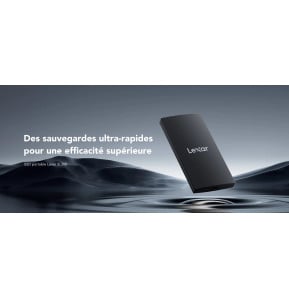 SSD externe portable Lexar SL300 1 To USB 3.2 Gen2 (LSL300001T-RNBNG)