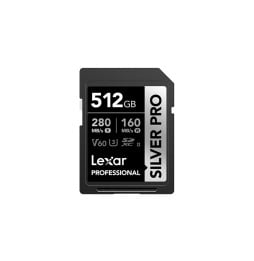 Carte SD Lexar Professional SILVER PRO SDXC UHS-II 512 Go 280MB/s (LSDSIPR512G-BNNNG)