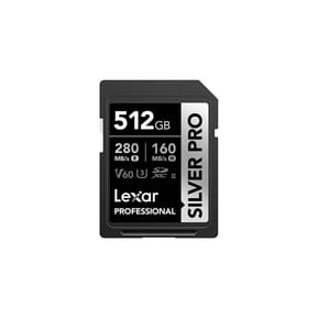 Carte SD Lexar Professional SILVER PRO SDXC UHS-II 512 Go 280MB/s (LSDSIPR512G-BNNNG)