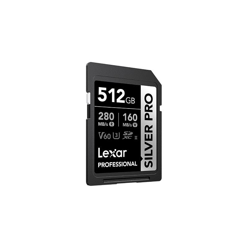 Lexar Professional SILVER PRO SDXC UHS-II 512 GB 280MB/s SD Card (LSDSIPR512G-BNNNG) — image 2