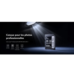 Carte SD Lexar Professional SILVER PRO SDXC UHS-II 512 Go 280MB/s (LSDSIPR512G-BNNNG)