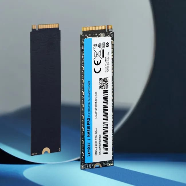 قرص SSD داخلي Lexar NM610 PRO 500 GB M.2 2280 PCIe Gen3 x4 NVMe (LNM610P500G-RNNNG) — صورة 10