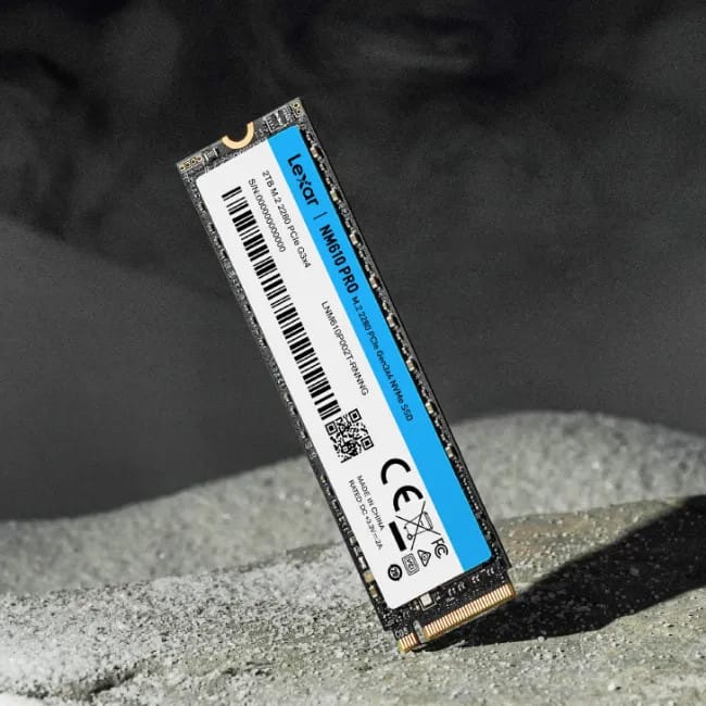 قرص SSD داخلي Lexar NM610 PRO 500 GB M.2 2280 PCIe Gen3 x4 NVMe (LNM610P500G-RNNNG) — صورة 13