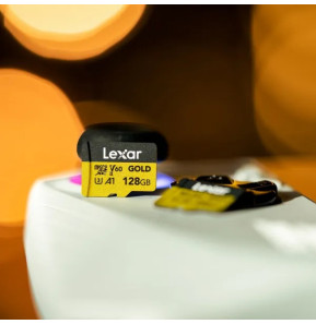 Carte microSD Lexar Professional GOLD microSDXC UHS-II 256 Go 280MB/s (LMSGOLD256G-BNNNG)