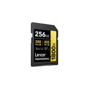 Carte SD Lexar Professional 1800x GOLD SDXC UHS-II 256 Go 280MB/s (LSD1800256G-BNNNG) — image 2