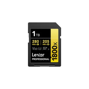 Carte SD Lexar Professional 1800x GOLD SDXC UHS-II 256 Go 280MB/s (LSD1800256G-BNNNG) — image 3