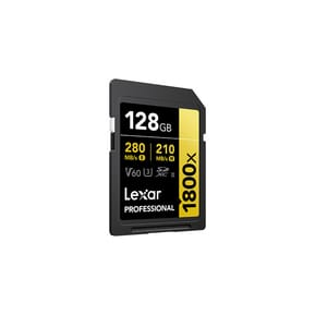Carte SD Lexar Professional 1800x GOLD SDXC UHS-II 128 Go 280MB/s (LSD1800128G-BNNNG) — image 2