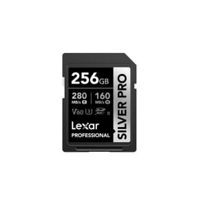 Carte SD Lexar Professional SILVER PRO SDXC UHS-II 256 Go 280MB/s (LSDSIPR256G-BNNNG)