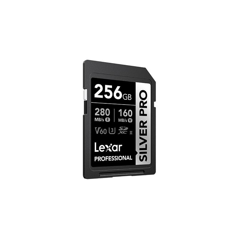 Carte SD Lexar Professional SILVER PRO SDXC UHS-II 256 Go 280MB/s (LSDSIPR256G-BNNNG)