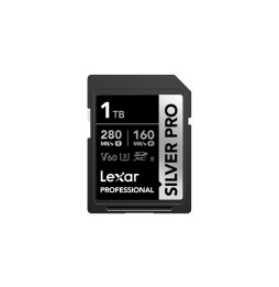 Carte SD Lexar Professional SILVER PRO SDXC UHS-II 256 Go 280MB/s (LSDSIPR256G-BNNNG)