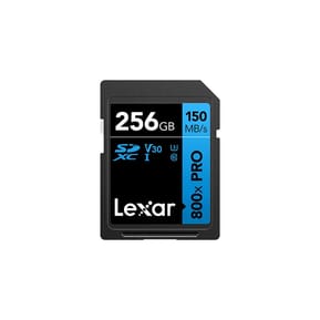 Carte SD Lexar High-Performance 800x PRO BLUE SDXC UHS-I 256 Go 150MB/s (LSD0800P256G-BNNNG)
