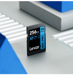 Carte SD Lexar High-Performance 800x PRO BLUE SDXC UHS-I 256 Go 150MB/s (LSD0800P256G-BNNNG)