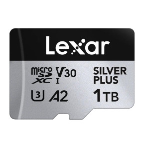 Carte microSD Lexar Professional SILVER PLUS microSDXC UHS-I 256 Go 205MB/s (LMSSIPL256G-BNANG)
