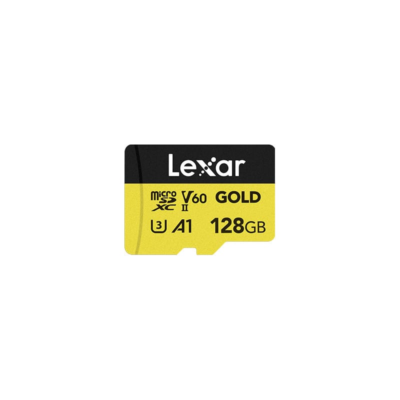 بطاقة microSD Lexar Professional GOLD microSDXC UHS-II 128 GB 280MB/s (LMSGOLD128G-BNNNG) — صورة 1