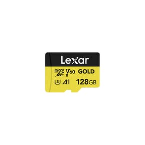 Carte microSD Lexar Professional GOLD microSDXC UHS-II 128 Go 280MB/s (LMSGOLD128G-BNNNG)